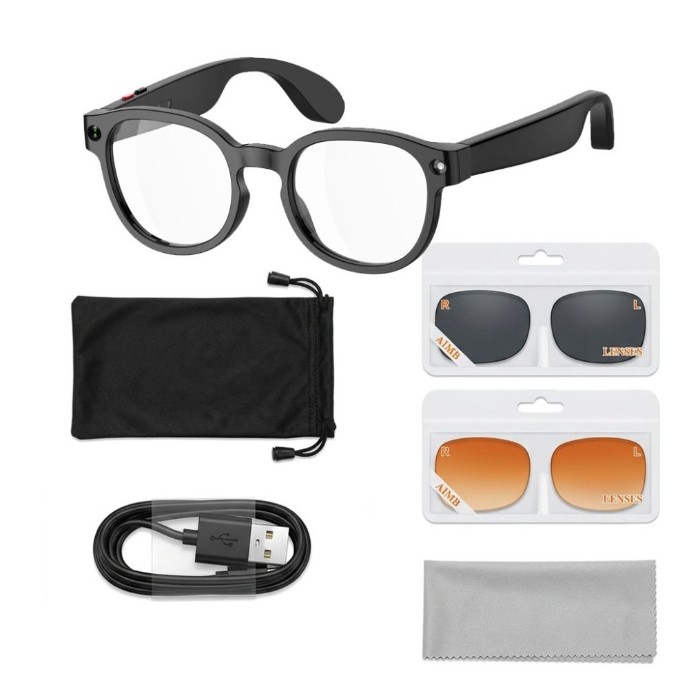 Smart Glasses Lens - 2'si 1 Arada Yapay Zeka Akıllı