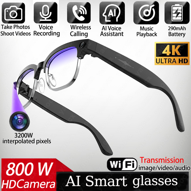 4K Akıllı Yapay Zeka Gözlüğü 8 - Smart Glasses Lens incelemesi ve fiyatı