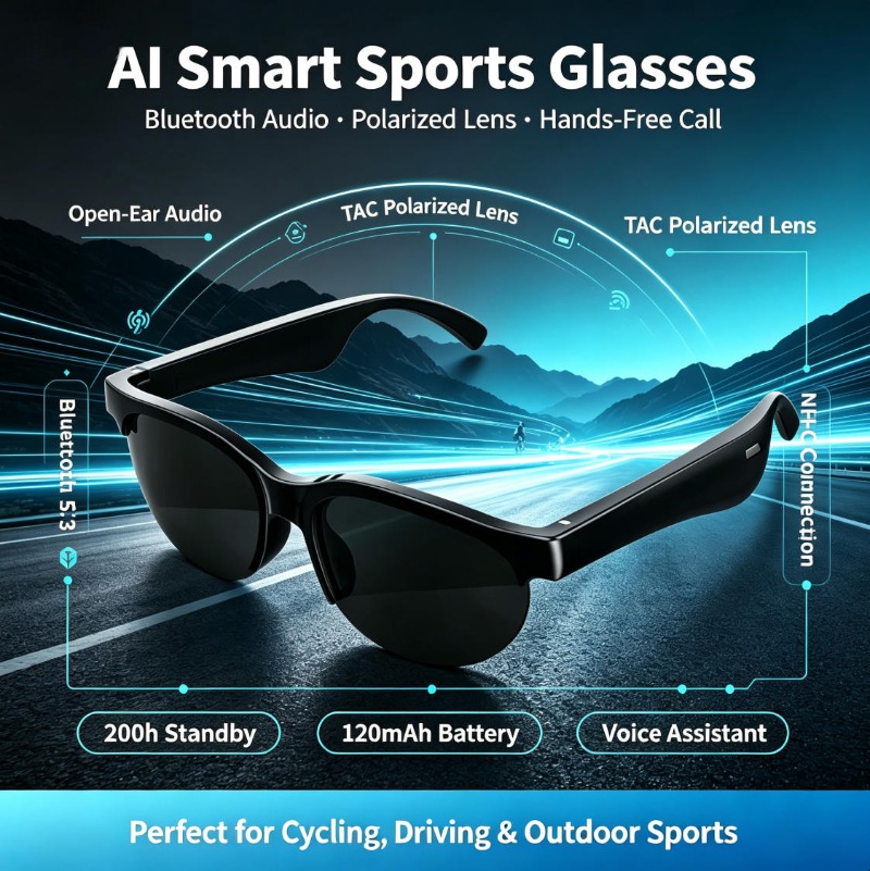 Akıllı Bluetooth Gözlük TAC Po - Smart Glasses Lens incelemesi ve fiyatı