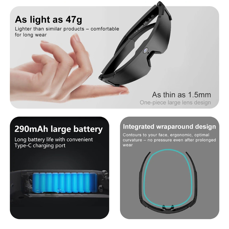 Mijia Al Akıllı Gözlük Bisikle - Smart Glasses Lens incelemesi ve fiyatı